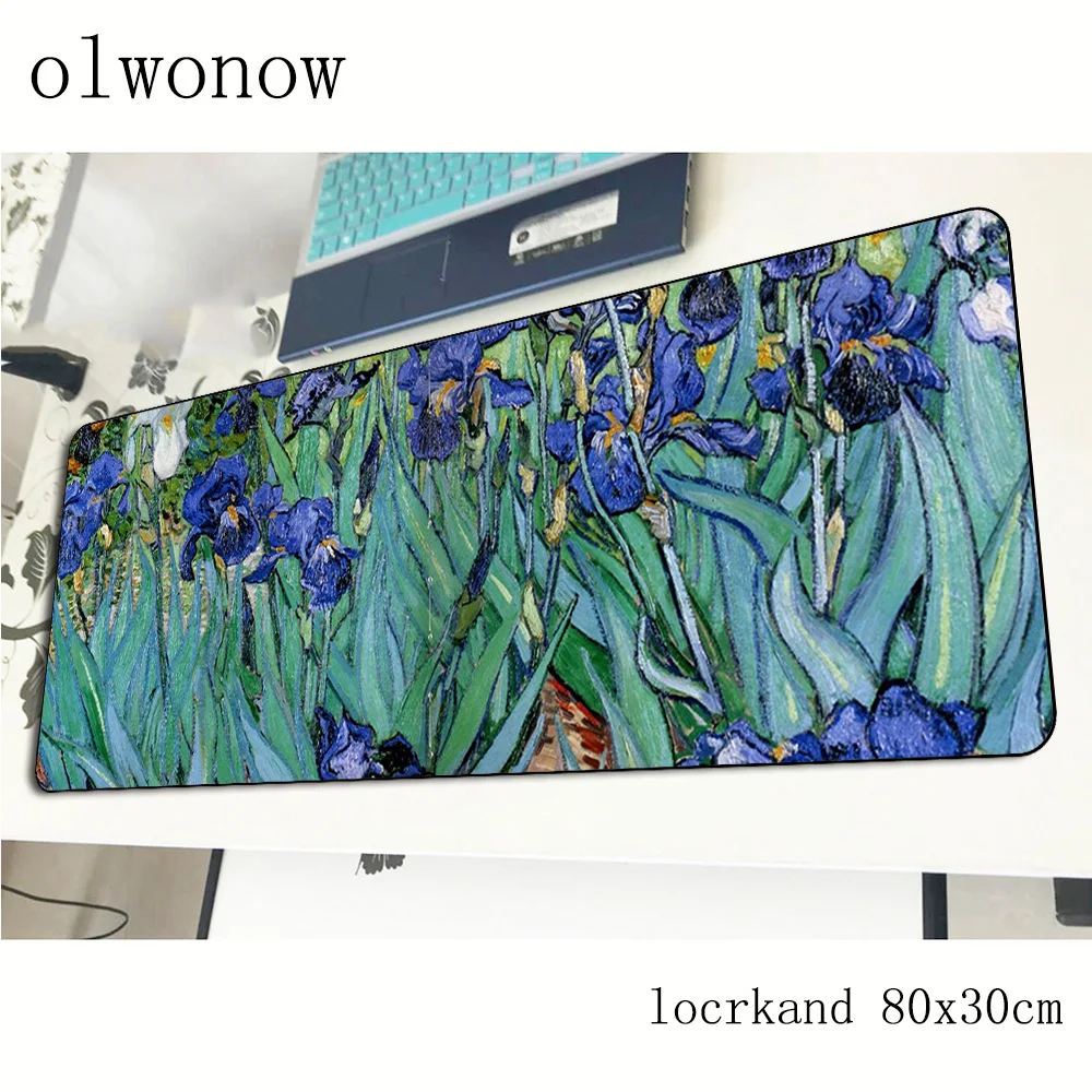 Коврик для мыши van gogh 80x30 см подарок на Хэллоуин игровой коврик большой геймера