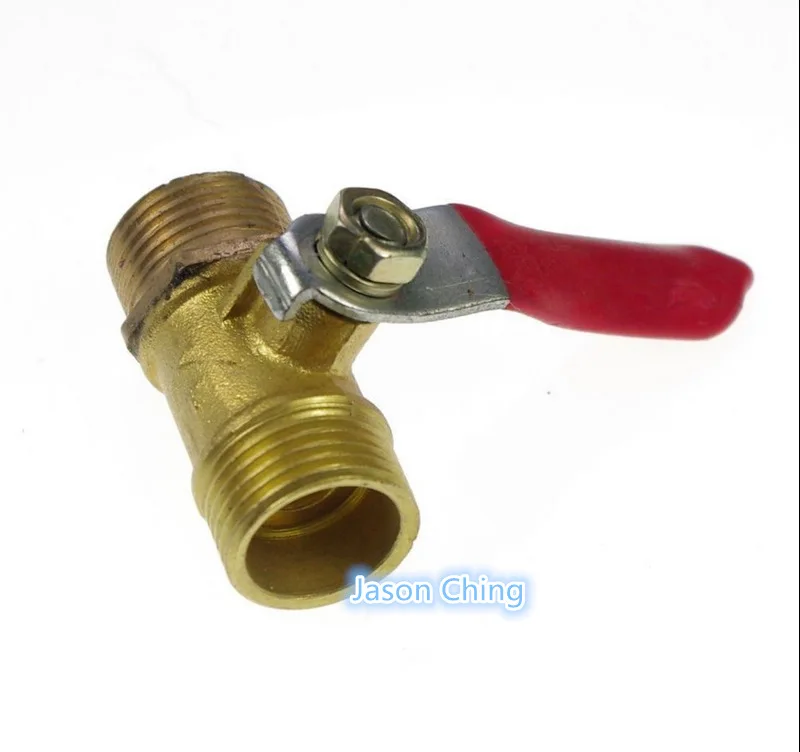 

1/2" BSPP Connection Air Male-Male Full Ports Brass Pipe Ball Valve