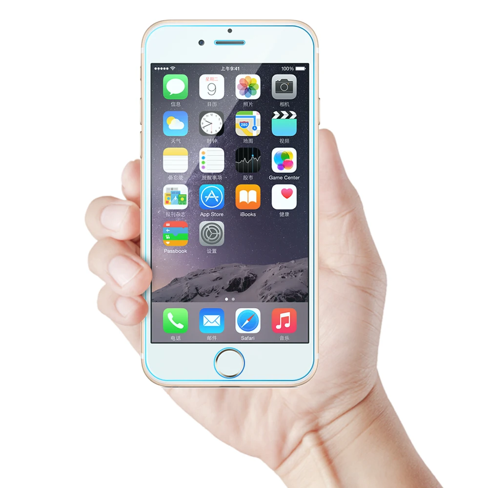 Для iPhone 6/7/8 Plus 5 &quotполноразмерная пленка закаленное стекло прозрачная защита