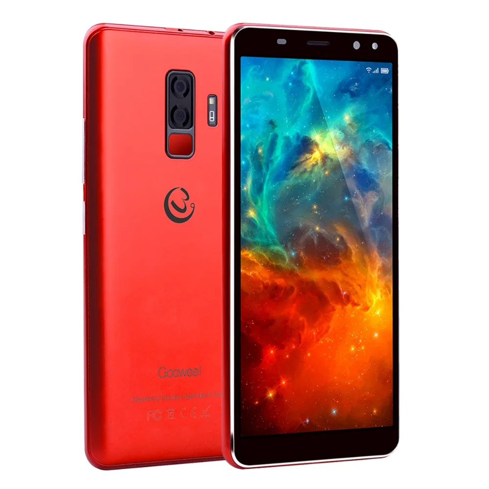 Смартфон Gooweel S9 18:9 5 72 дюймовый экран MTK6580 четырехъядерный распознавание лица