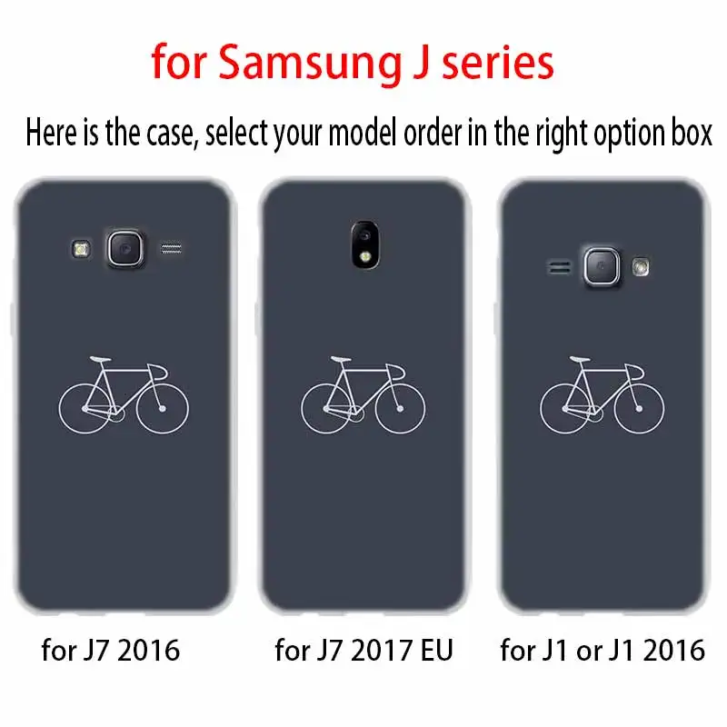 Чехол для велосипеда силиконовый чехол из ТПУ Samsung Galaxy J6 J8 J3 J5 J7 J4 J2 J1 Plus 2018 2016 2017 EU