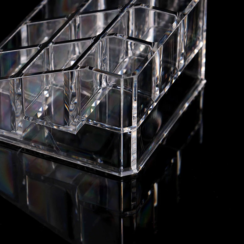 9 grids Lipstick Jewelry Box Cosmetic Display Stand make up Storage Case Holder Acrylic Makeup Organizer | Дом и сад