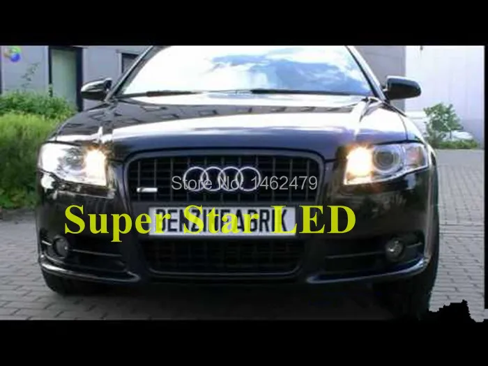 Светодиодные лампы P13W с чипами белого цвета XBD дневные ходовые огни для Audi B8
