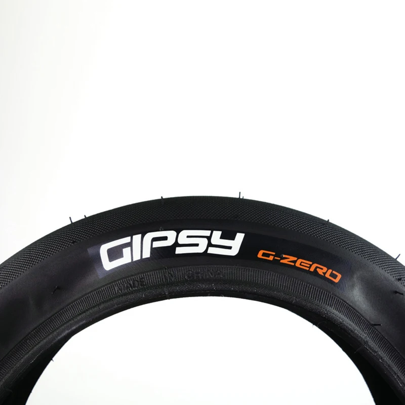 Gipsy, G-ZORE, оранжевая этикетка, 12 дюймов, 1,75, 12 дюймов, шины для велосипеда, скользкие, складывающиеся шины для велосипеда, 120TPI 85PSI 155G