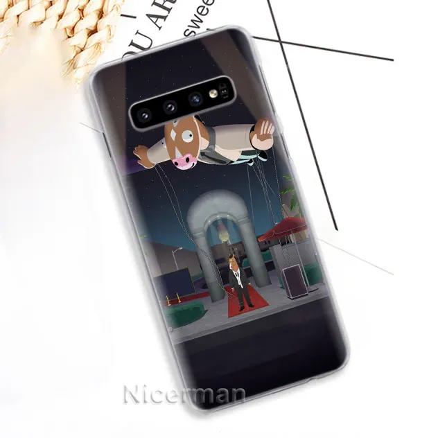 13 Чехол для телефона для samsung Galaxy S10e S10 S8 S9 плюс S6 S7 край A40 A50 A70 M20 крышка Конь БоДжек лошадь твердая PC чехол - Цвет: 13