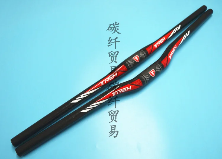 Полностью карбоновый горный велосипед TREH плоский руль/Велосипедный руль 31