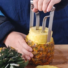 Stainless Steel Pineapple Peeler Cutter Slicer Corer Peel Core Tools Fruit Peeler Kitchen Pineapple Special Tool Durable