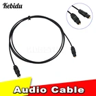 Kebidu OD2.2 1 м Mini USB цифровой Toslink оптоволоконный кабель Micro Usb кабель Папа-папа Аудио 1 на 2 гнездовых разветвителя