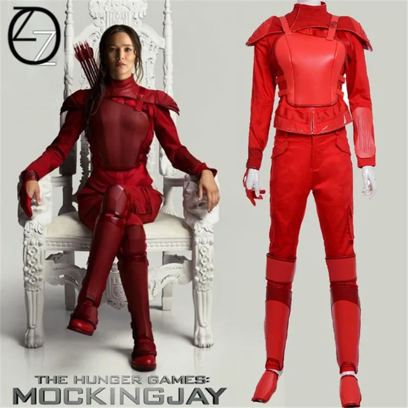 Голодные игры часть 2 косплей костюм Katniss Everdeen женский супергероя мяч на Хэллоуин