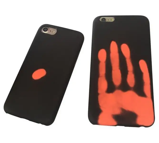 Temperature Sensing Change Color Phone Cover Case for IPhone 5 6 6S 7 8 Plus X XS XR MAX PC Chameleon Variations |