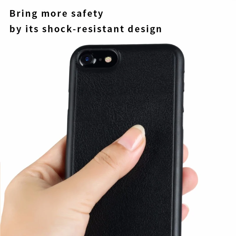 Benks for iPhone 8 / 7 PP+ PU Leather Case Slim Fit Protective Cover and Build-in Magnetic Car Mount Plate /8 Plus |