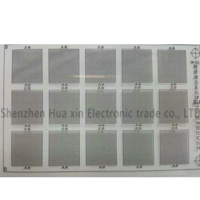 6 шт./компл. трафарет MECHANIC efix IP BGA для ремонта iPhone iPad NAND Flash Power Touch IC Chip Rebaling Logic