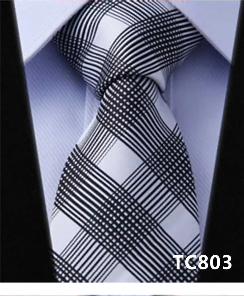 Тканый мужской галстук, Карманный платок# TC8 HISDERN Check, вечерние, свадебные, 3,4 дюймов, шелковый галстук, платок