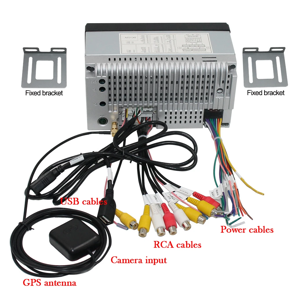2 Din автомагнитола 7 дюймов gps Android 1 FM Transimitte навигация Bluetooth Dvd Automotivo плеер Punto 1024*600