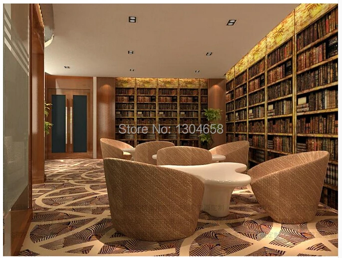 Бесплатная доставка Европейский ретро ностальгия на заказ 3D настенная книжная