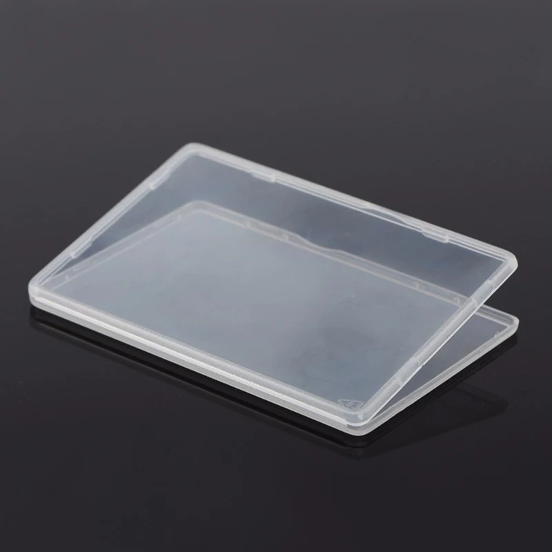 50 шт. чехол для подарочной карты тонкий прозрачный ID держатель карт пластиковая