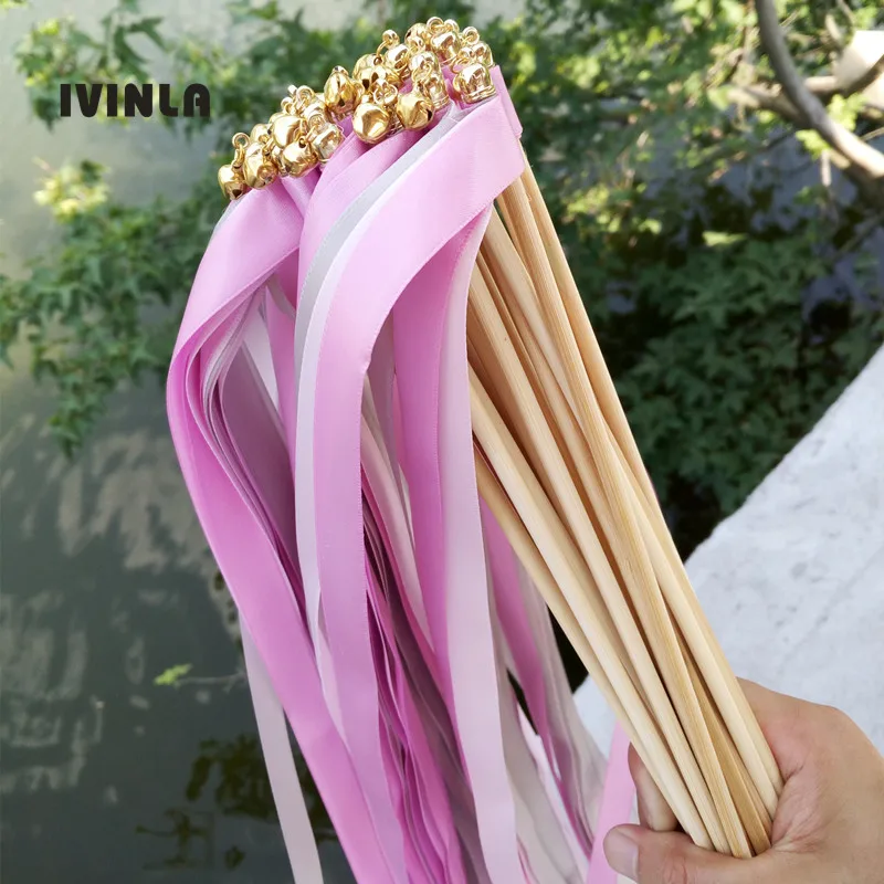 Лидер продаж 50 шт./лот розовая фиолетовая и Серебряная лента с пятнами свадебные