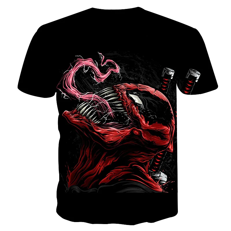 Мужская 3d футболка с короткими рукавами из серии фильм venom 2019 летняя новая