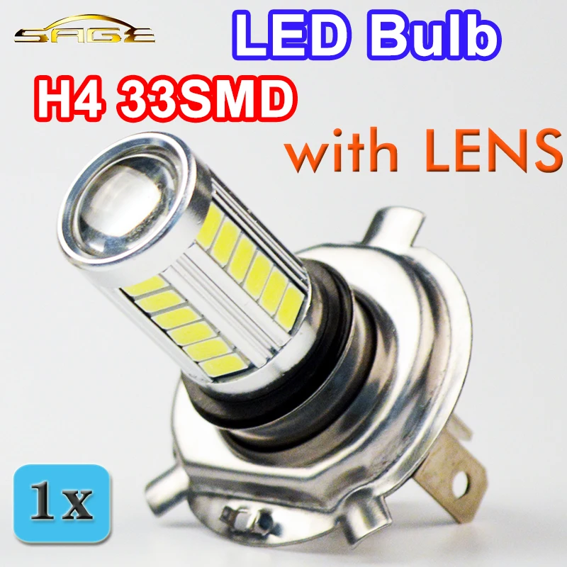 Flytop супер белая H4 H7 H8 H11 9005 9006 1156 1157 33SMD светодиодная Автомобильная