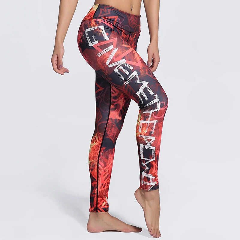 

Plue Size S-XXXL 2018 Elastic Leggings Contrasting Colors 3D Print Fitness Leggins Women Slim Adventure Time Workout Pencil Pant