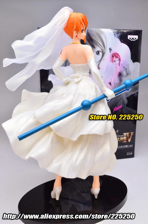 Япония Аниме Оригинальная фигурка BANPRESTO SCultures BIG Zoukeiou 4 PVC Вол.2 - Нами (Свадебная вуаль Вер.) на.