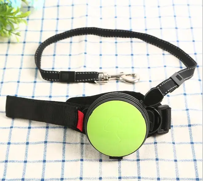 Зеленый Hands Free 3 м выдвижной собачий поводок удобный браслет бег ходьба для маленьких средних и больших собак Премиум качество - Цвет: Зеленый