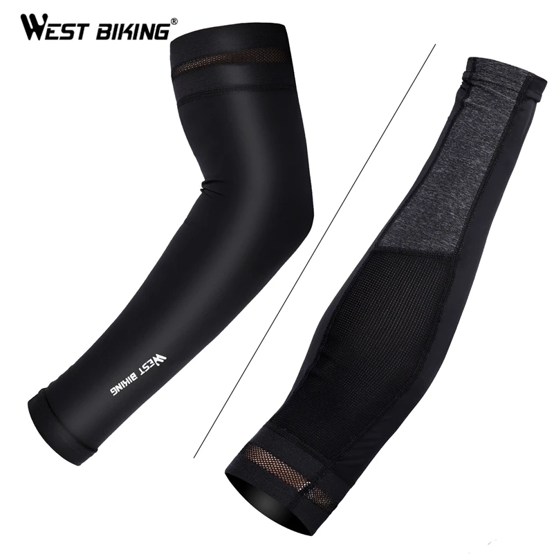 WEST BIKING, велосипедный рукав для бега, велосипедный рукав, УФ защита, манжета, покрытие для велосипеда, спортивные гетры для рук, крутые мужские и женские велосипедные рукава