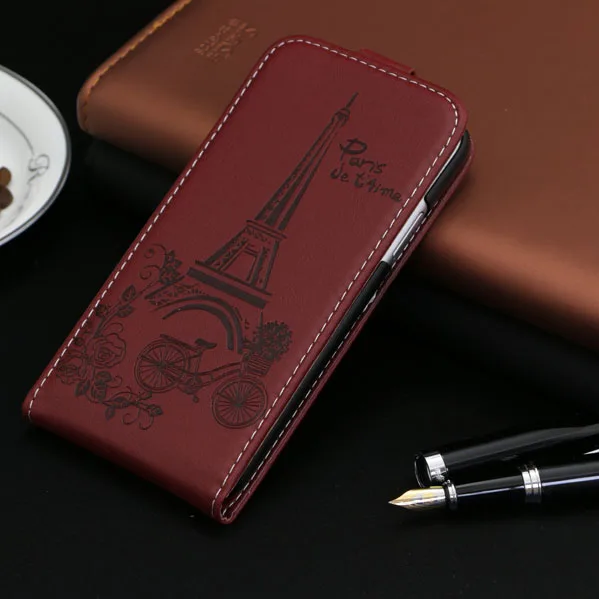 tower winered Кожаный чехол-книжка для samsung Galaxy Core2 Core 2 G355H G355 G355M SM-G355H Duos задняя крышка чехол для телефона из ТПУ с рисунком - Цвет: tower winered