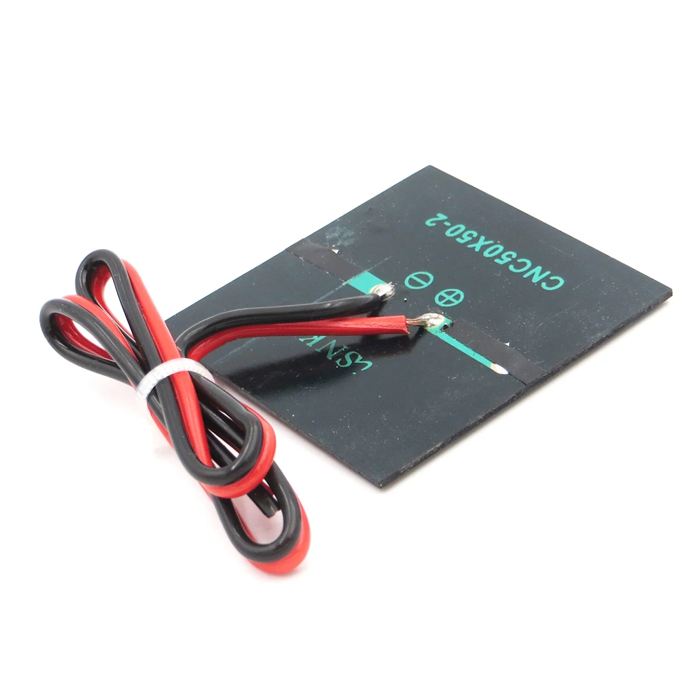 Солнечная панель 100мА 2в + 30 см Удлинительный кабель мини поликристаллический