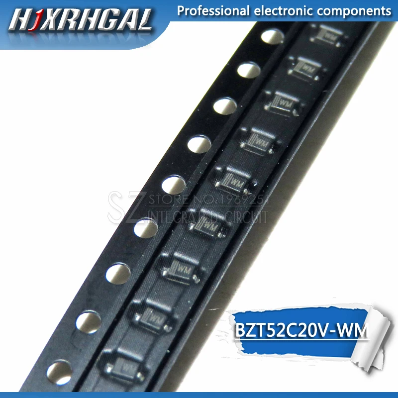 1 катушка 3000 шт. Zener диод BZT52C20V BZT52C SOD-323/123 WM SMD новое и оригинальное HJXRHGAL |