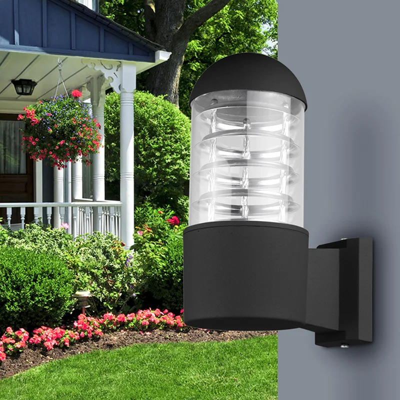 Водонепроницаемый уличный светильник алюминиевый стеклянный абажур