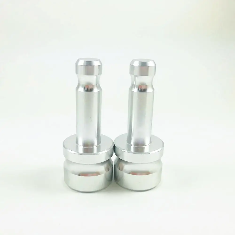 2PCS NEW Aluminum Adapter  25mm 5/8" x 11 female thread to Dia.12 mm pole FIT FOR LEICA PRISM