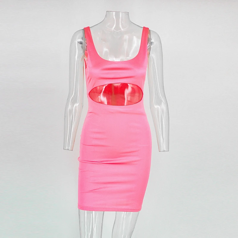 Thereadict летнее вечернее платье с вырезами Клубная одежда женское Бандажи бодикон