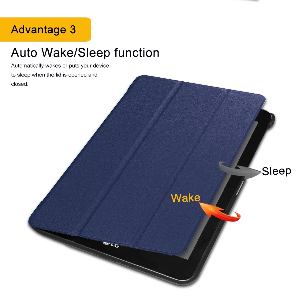 Защитный чехол из искусственной кожи книжка Магнитная подставка для LG Gpad4 P530