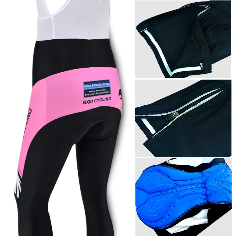 Новые брендовые велосипедные шорты BXIO не зимние длинные штаны из лайкры для