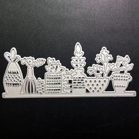 scd849 potted metal cutting dies for scrapbooking stencils diy album cards decoration embossing folder die cuts tools mold new