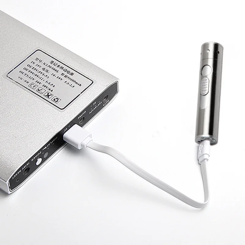 AIMIHUO светодио дный светодиодный мини-фонарик с 3-светодио в-1 USB Перезаряжаемый