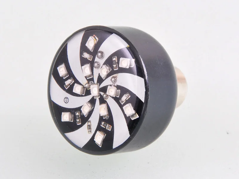 

Wotefusi For Motorcycle LED Stop Brake Tail Light Spiral Flash Blue [P107]