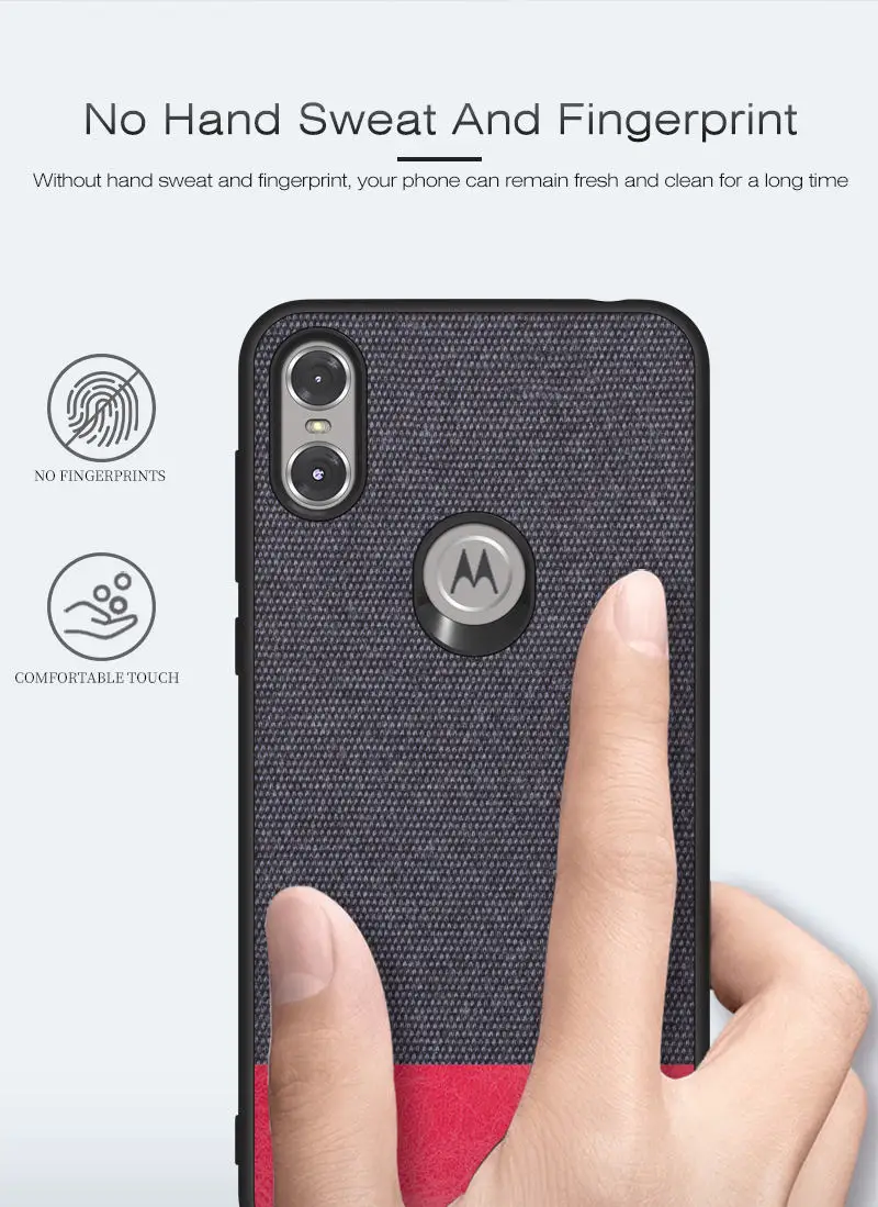 SRHE для Motorola Moto One P30 Play чехол Чехол винтажная ткань силикон полное заднее покрытие для Moto P30 Play/Moto One XT1941