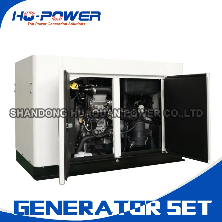 Высокая производительность Тихий 10 кВт дизельный генератор для домашнего