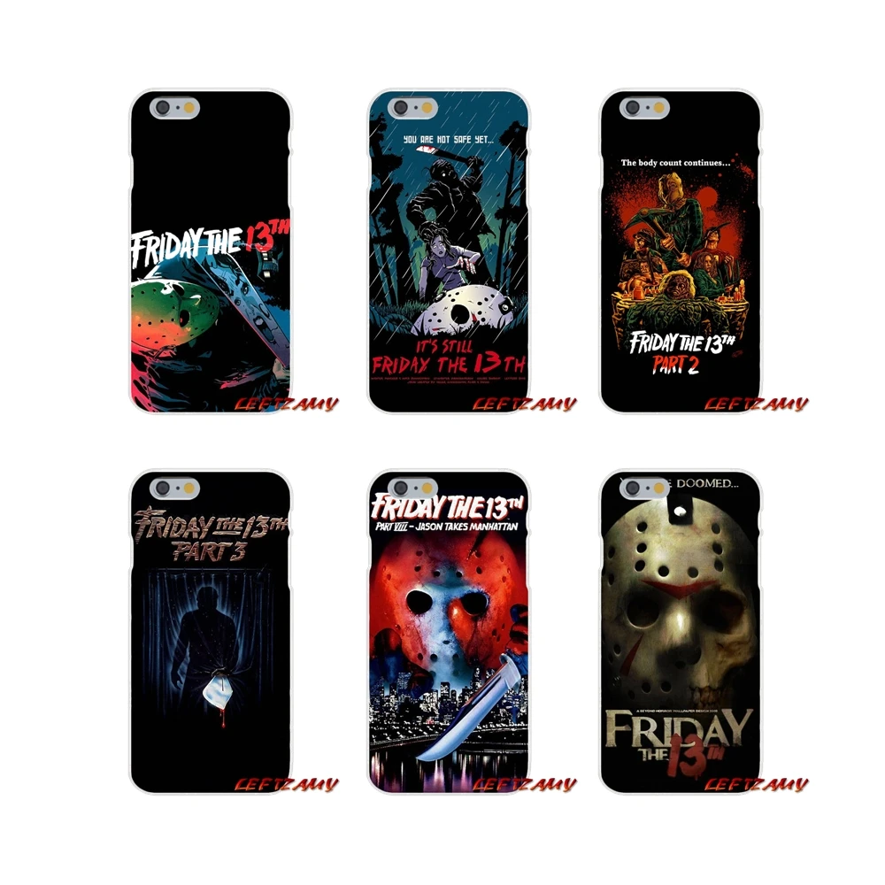 Мягкий чехол для iPhone X XR XS MAX 4 4S 5 5S 5C SE 6 6S 7 8 Plus ipod touch horror Friday the 13th Jason lives