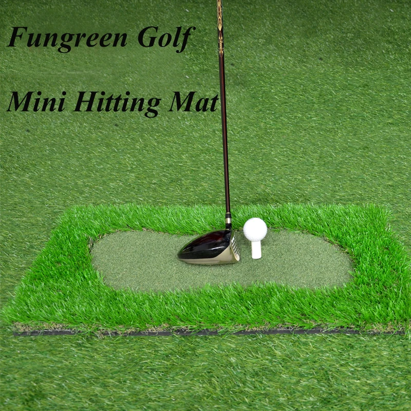 Мини удара коврик для гольфа 65x38 см тренировочная газон практика резиновый