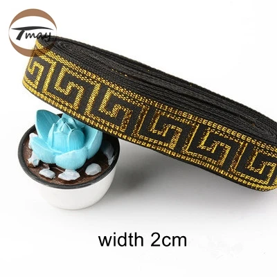 #701 плетеная тесьма этнический стиль отделка Вышитое кружевное полотно костюм