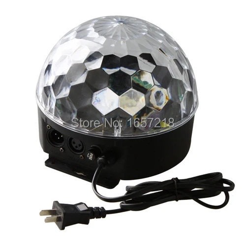 DMX512 Mini LED Stage DJ Light RGB full color Crystal Magic Ball Effect light 6CH DMX 512 Disco Party Lighting projector | Лампы и
