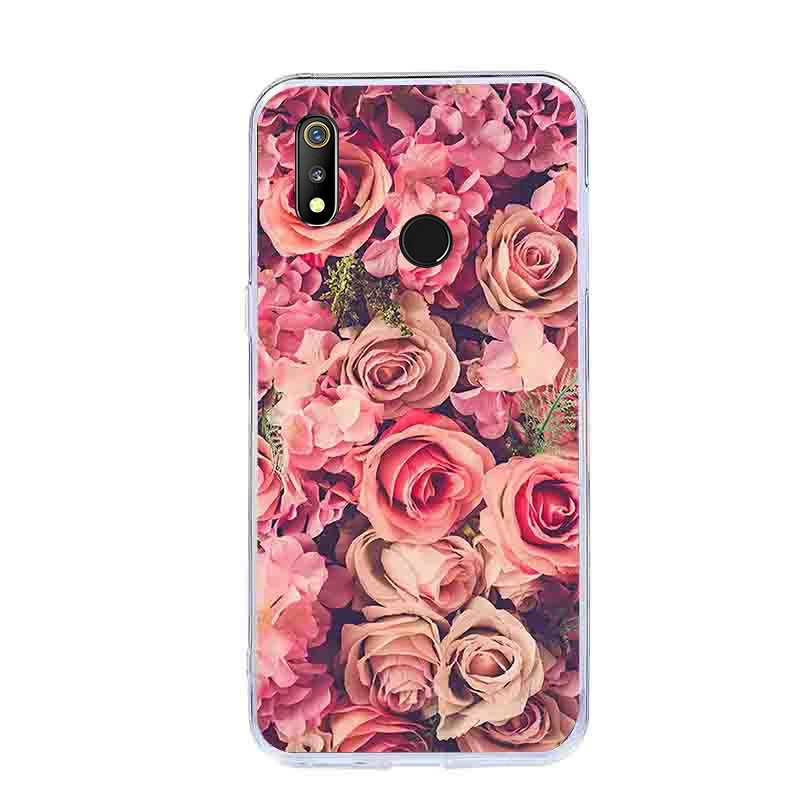 Чехол для OPPO Realme 3 мягкие силиконовые чехлы телефона с рисунком 6 22 дюйма