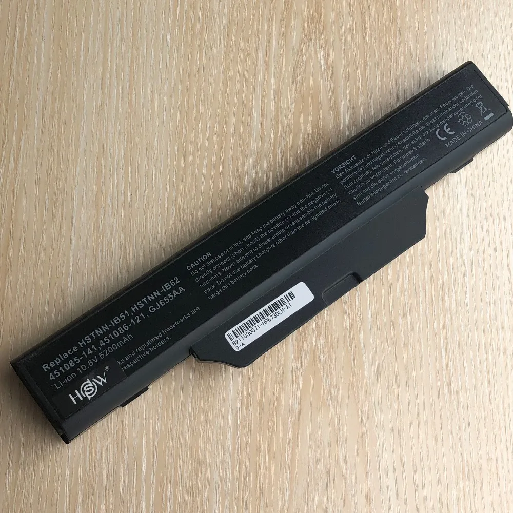 HSTNN LB51 ноутбук Батарея для HP Compaq 510 511 615 550 6720s 6730s 6820s 6830s OBS1 FB52 I50C|Аккумуляторы
