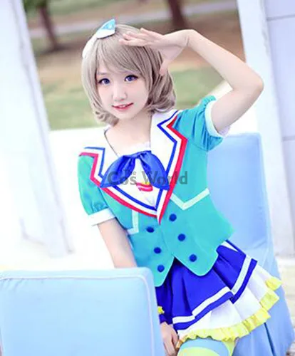 Прекрасно! Солнечный свет! Косплей-костюмы Aqours разноцветный костюм для косплея |