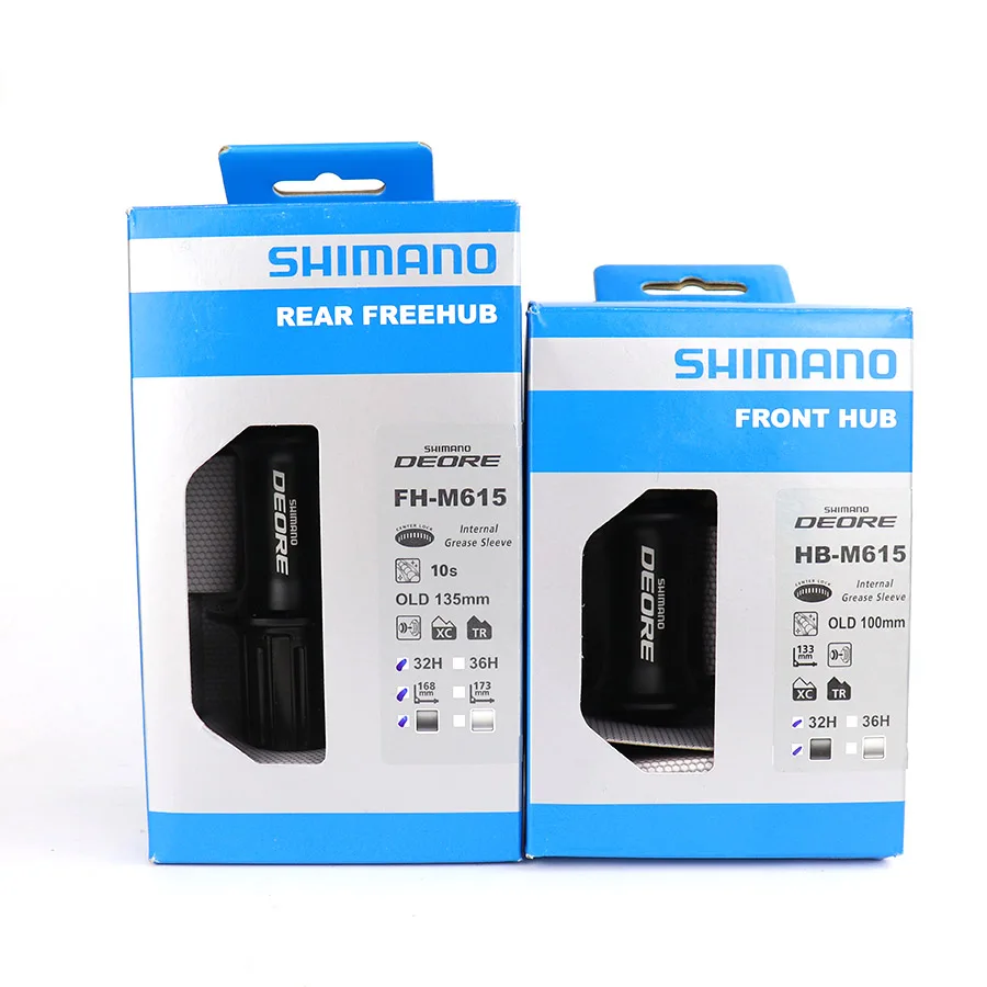 Shimano Deore M615 32H велосипедный концентратор Передняя и задняя ступицы Центральный