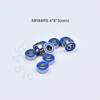 mr84rs 483mm free shipping bearing abec 5 rubber sealed miniature mini bearing mr84 mr84rs chrome steel deep groove bearing
