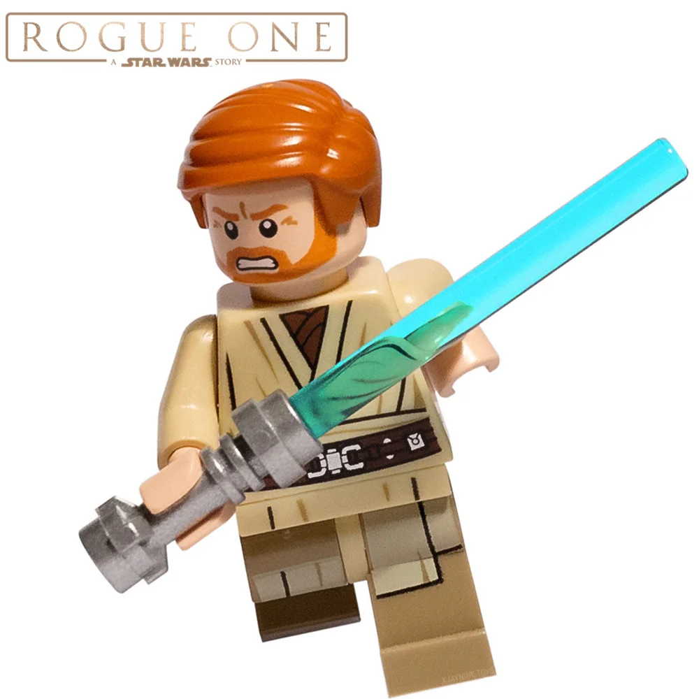 Один раз распродажа Звездные войны изгой один Obi Wan Kenobi со световым Saber Leia сделай
